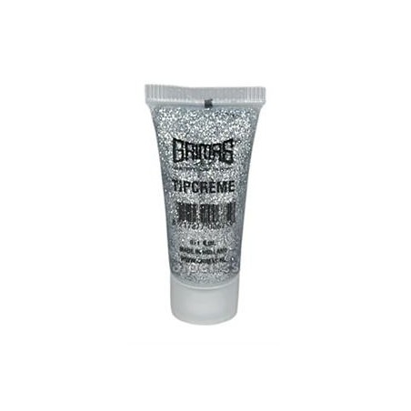GLITTER GEL PLATA (TUBO 200ML)
