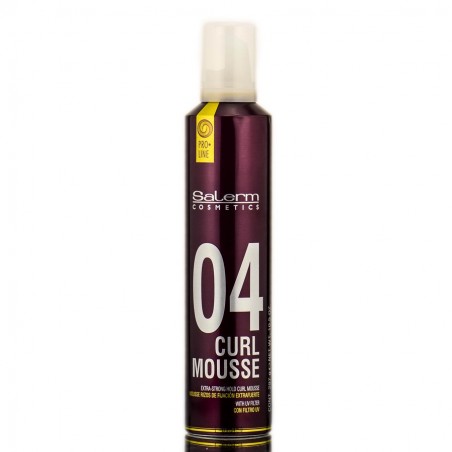 ESPUMA CURL MOUSSE  SALERM 300ML.