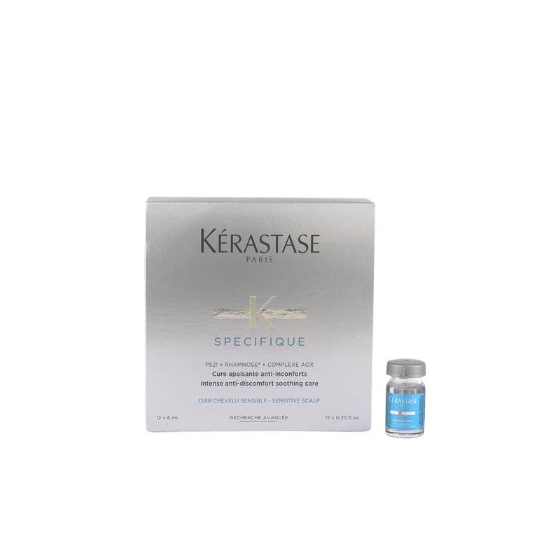 AMPOLLAS SPECIFIQUE CURE-APAISANTE ANTI-INCONFORTS 12X6ML KÉRASTASE