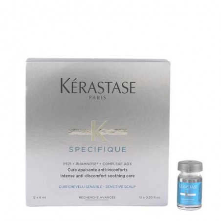 AMPOLLAS SPECIFIQUE CURE-APAISANTE ANTI-INCONFORTS 12X6ML KÉRASTASE