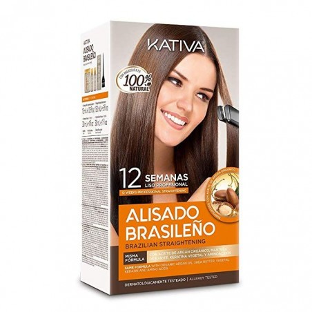 KATIVA PACK ALISADO BRASILEÑO - LISO PROFESIONAL  100% NATURAL