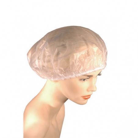 GORRO DUCHA PLASTICO TRANSPARENTE - DAGMAGROUP