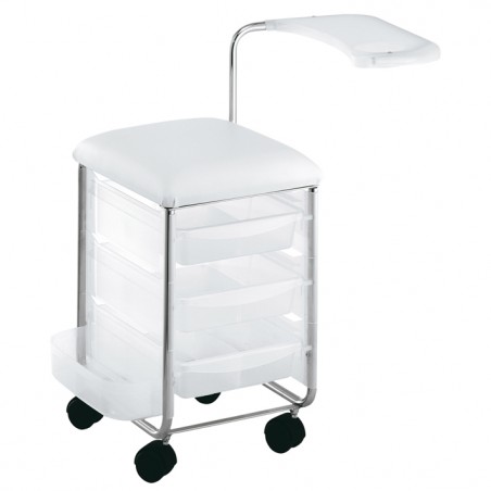 CARRITO MANICURA NEGRO-BLANCO - DAGMAGROUP