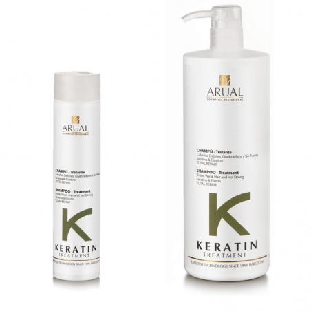 CHAMPÚ TRATANTE KERATIN 250ML-1L ARUAL