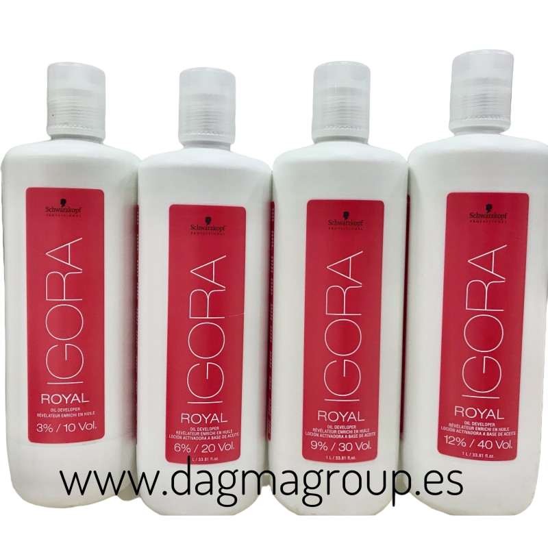 OXIGENADA IGORA ROYAL 10, 20, 30, 40 VOL SCHWARZKOPF 1L - DAGMAGROUP