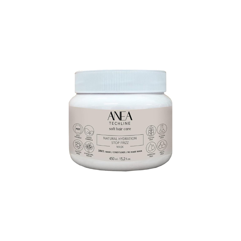 MASCARILLA HIDRATANTE 450ml  con o sin aclarado - ANEA