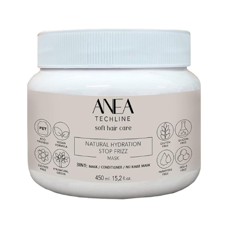MASCARILLA NATURAL HIDRATANTE ANEA TECHLINE 450ML