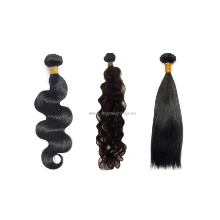 EXTENSIONES DE CABELLO HUMANO 100gr LISO, RIZADO, ONDULADO